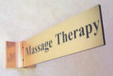 T-Bracket Metal Holder and 4" x 8" Double Sided Sign Choice of Font
