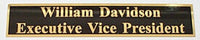 Brass Nameplate 1 3/4" x 9 1/2"