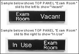 10" Sliding Sign Set - Block Font