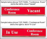 10" Sliding Sign Set - Choice of Font