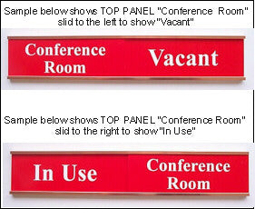 10" Sliding Sign Set - Choice of Font