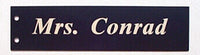 T-Bracket Metal Holder and 4" x 12" Double Sided Sign Choice of Font